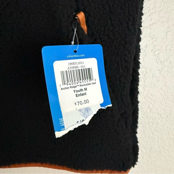 Columbia‎ Kids Archer Ridge Reversible Vest Size Medium - Picture 4 of 12